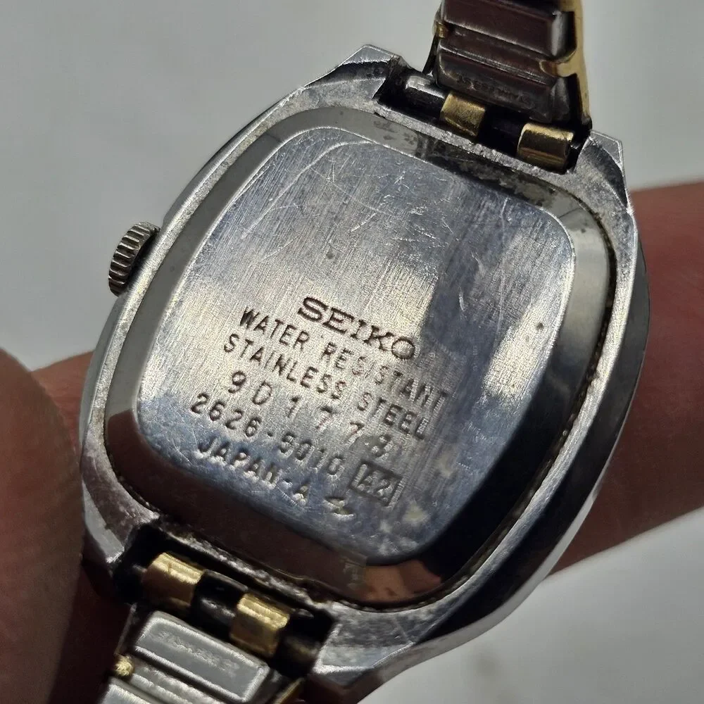 Vintage Seiko 2626-5010 Ladies Wristwatch A2 Japan-A New Battery Runs Great